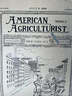 American Agriculturist Magazine 1888, 89, 00, 02 and 1904<br>

<br><br>

Removal Options:<br><br> Sat (Nov 8) & Sun (Nov 9) 11-3pm, 56 Scotch Hill Rd., Cambridge NY 12816<br><br>

Sat (Nov 15) 12-2pm, TMG Warehouse, 2800 Juniper St., Fairfax, VA 22031<br><br>

Request Shipping (david@themcguiregroupllc.com)