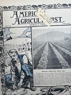 American Agriculturist Magazine 1888, 89, 00, 02 and 1904<br>

<br><br>

Removal Options:<br><br> Sat (Nov 8) & Sun (Nov 9) 11-3pm, 56 Scotch Hill Rd., Cambridge NY 12816<br><br>

Sat (Nov 15) 12-2pm, TMG Warehouse, 2800 Juniper St., Fairfax, VA 22031<br><br>

Request Shipping (david@themcguiregroupllc.com)