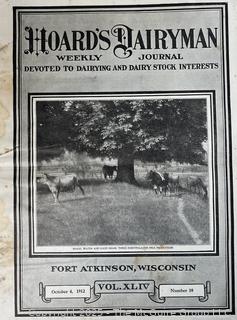 Three (3) Magazine Titles: Hoard's Dairyman, Rural New Yorker and The Epworth Herald circa 1912<br>

<br><br>

Removal Options:<br><br> Sat (Nov 8) & Sun (Nov 9) 11-3pm, 56 Scotch Hill Rd., Cambridge NY 12816<br><br>

Sat (Nov 15) 12-2pm, TMG Warehouse, 2800 Juniper St., Fairfax, VA 22031<br><br>

Request Shipping (david@themcguiregroupllc.com)