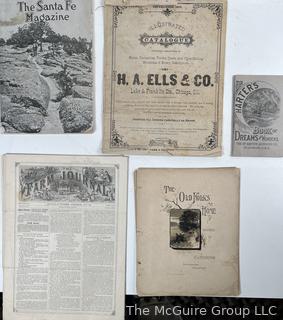 1884 Farm Journal Magazine  1916 Santa Fe Magazine, The Els Illustrated Catalogue and 1884 Old Folks at Home Magazine<br>

<br><br>

Removal Options:<br><br> Sat (Nov 8) & Sun (Nov 9) 11-3pm, 56 Scotch Hill Rd., Cambridge NY 12816<br><br>

Sat (Nov 15) 12-2pm, TMG Warehouse, 2800 Juniper St., Fairfax, VA 22031<br><br>

Request Shipping (david@themcguiregroupllc.com)