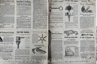 1884 Farm Journal Magazine  1916 Santa Fe Magazine, The Els Illustrated Catalogue and 1884 Old Folks at Home Magazine<br>

<br><br>

Removal Options:<br><br> Sat (Nov 8) & Sun (Nov 9) 11-3pm, 56 Scotch Hill Rd., Cambridge NY 12816<br><br>

Sat (Nov 15) 12-2pm, TMG Warehouse, 2800 Juniper St., Fairfax, VA 22031<br><br>

Request Shipping (david@themcguiregroupllc.com)