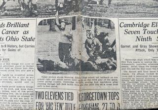 Newspapers Including The 1925 Knickerbocker Press That Covered The Cambridge NY High School Football Team's Championship Win Over Albany NY.<br>

<br><br>

Removal Options:<br><br> Sat (Nov 8) & Sun (Nov 9) 11-3pm, 56 Scotch Hill Rd., Cambridge NY 12816<br><br>

Sat (Nov 15) 12-2pm, TMG Warehouse, 2800 Juniper St., Fairfax, VA 22031<br><br>

Request Shipping (david@themcguiregroupllc.com)