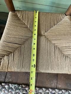 Ladder Back Side Chair w/ Cord Seat<br>

<br><br>

Removal Options:<br><br> Sat (Nov 8) & Sun (Nov 9) 11-3pm, 56 Scotch Hill Rd., Cambridge NY 12816<br><br>

