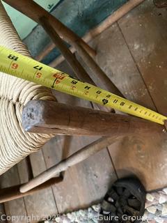 Ladder Back Side Chair w/ Cord Seat<br>

<br><br>

Removal Options:<br><br> Sat (Nov 8) & Sun (Nov 9) 11-3pm, 56 Scotch Hill Rd., Cambridge NY 12816<br><br>

