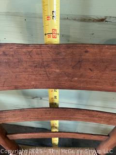 Ladder Back Side Chair w/ Cord Seat<br>

<br><br>

Removal Options:<br><br> Sat (Nov 8) & Sun (Nov 9) 11-3pm, 56 Scotch Hill Rd., Cambridge NY 12816<br><br>

