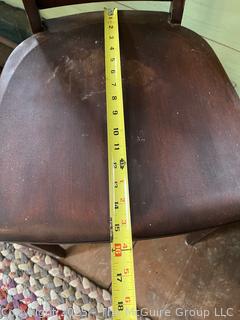 Wood Slat Back Side Chair<br>

<br><br>

Removal Options:<br><br> Sat (Nov 8) & Sun (Nov 9) 11-3pm, 56 Scotch Hill Rd., Cambridge NY 12816<br><br>

 