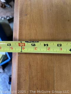 Pedestal Occasional Table w/ Beveled Edge Top<br>

<br><br>

Removal Options:<br><br> Sat (Nov 8) & Sun (Nov 9) 11-3pm, 56 Scotch Hill Rd., Cambridge NY 12816<br><br>

