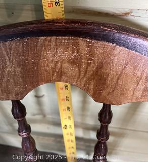 Wood Spindle Back Side Chair with Cane Seat<br>

<br><br>

Removal Options:<br><br> Sat (Nov 8) & Sun (Nov 9) 11-3pm, 56 Scotch Hill Rd., Cambridge NY 12816<br><br>

