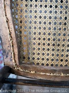 Wood Spindle Back Side Chair with Cane Seat<br>

<br><br>

Removal Options:<br><br> Sat (Nov 8) & Sun (Nov 9) 11-3pm, 56 Scotch Hill Rd., Cambridge NY 12816<br><br>

