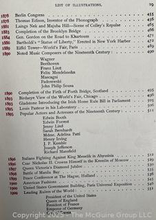 Book Titled "1900 Story of One Hundred Years Hard Cover Engravings and Paintings<br>

<br><br>

Removal Options:<br><br> Sat (Nov 8) & Sun (Nov 9) 11-3pm, 56 Scotch Hill Rd., Cambridge NY 12816<br><br>

Sat (Nov 15) 12-2pm, TMG Warehouse, 2800 Juniper St., Fairfax, VA 22031<br><br>

Request Shipping (david@themcguiregroupllc.com)