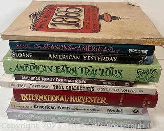 Nine (9) Books on Farm Tractors and Tools<br>

<br><br>

Removal Options:<br><br> Sat (Nov 8) & Sun (Nov 9) 11-3pm, 56 Scotch Hill Rd., Cambridge NY 12816<br><br>

Sat (Nov 15) 12-2pm, TMG Warehouse, 2800 Juniper St., Fairfax, VA 22031<br><br>

Request Shipping (david@themcguiregroupllc.com)