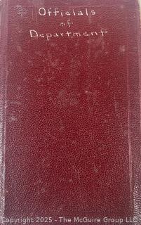 Eight (8) Books and Journals <br>

<br><br>

Removal Options:<br><br> Sat (Nov 8) & Sun (Nov 9) 11-3pm, 56 Scotch Hill Rd., Cambridge NY 12816<br><br>

Sat (Nov 15) 12-2pm, TMG Warehouse, 2800 Juniper St., Fairfax, VA 22031<br><br>

Request Shipping (david@themcguiregroupllc.com)