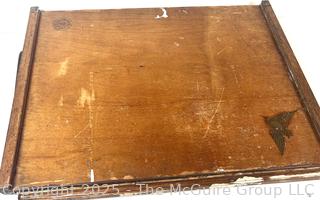 1923 Blue Bird Model of The Chautauqua Industrial Art Desk (WAS 472)<br>

<br><br>

Removal Options:<br><br> Sat (Nov 8) & Sun (Nov 9) 11-3pm, 56 Scotch Hill Rd., Cambridge NY 12816<br><br>

Sat (Nov 15) 12-2pm, TMG Warehouse, 2800 Juniper St., Fairfax, VA 22031<br><br>

Request Shipping (david@themcguiregroupllc.com)