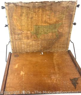 1923 Blue Bird Model of The Chautauqua Industrial Art Desk (WAS 472)<br>

<br><br>

Removal Options:<br><br> Sat (Nov 8) & Sun (Nov 9) 11-3pm, 56 Scotch Hill Rd., Cambridge NY 12816<br><br>

Sat (Nov 15) 12-2pm, TMG Warehouse, 2800 Juniper St., Fairfax, VA 22031<br><br>

Request Shipping (david@themcguiregroupllc.com)