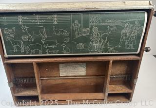 1923 Blue Bird Model of The Chautauqua Industrial Art Desk (WAS 472)<br>

<br><br>

Removal Options:<br><br> Sat (Nov 8) & Sun (Nov 9) 11-3pm, 56 Scotch Hill Rd., Cambridge NY 12816<br><br>

Sat (Nov 15) 12-2pm, TMG Warehouse, 2800 Juniper St., Fairfax, VA 22031<br><br>

Request Shipping (david@themcguiregroupllc.com)
