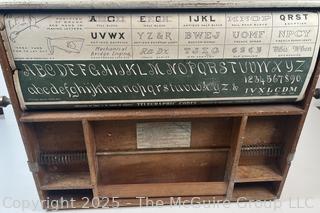 1923 Blue Bird Model of The Chautauqua Industrial Art Desk (WAS 472)<br>

<br><br>

Removal Options:<br><br> Sat (Nov 8) & Sun (Nov 9) 11-3pm, 56 Scotch Hill Rd., Cambridge NY 12816<br><br>

Sat (Nov 15) 12-2pm, TMG Warehouse, 2800 Juniper St., Fairfax, VA 22031<br><br>

Request Shipping (david@themcguiregroupllc.com)