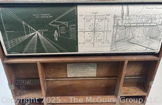 1923 Blue Bird Model of The Chautauqua Industrial Art Desk (WAS 472)<br>

<br><br>

Removal Options:<br><br> Sat (Nov 8) & Sun (Nov 9) 11-3pm, 56 Scotch Hill Rd., Cambridge NY 12816<br><br>

Sat (Nov 15) 12-2pm, TMG Warehouse, 2800 Juniper St., Fairfax, VA 22031<br><br>

Request Shipping (david@themcguiregroupllc.com)