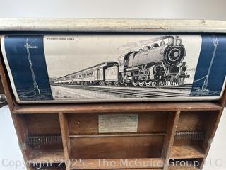 1923 Blue Bird Model of The Chautauqua Industrial Art Desk (WAS 472)<br>

<br><br>

Removal Options:<br><br> Sat (Nov 8) & Sun (Nov 9) 11-3pm, 56 Scotch Hill Rd., Cambridge NY 12816<br><br>

Sat (Nov 15) 12-2pm, TMG Warehouse, 2800 Juniper St., Fairfax, VA 22031<br><br>

Request Shipping (david@themcguiregroupllc.com)