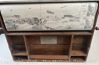 1923 Blue Bird Model of The Chautauqua Industrial Art Desk (WAS 472)<br>

<br><br>

Removal Options:<br><br> Sat (Nov 8) & Sun (Nov 9) 11-3pm, 56 Scotch Hill Rd., Cambridge NY 12816<br><br>

Sat (Nov 15) 12-2pm, TMG Warehouse, 2800 Juniper St., Fairfax, VA 22031<br><br>

Request Shipping (david@themcguiregroupllc.com)