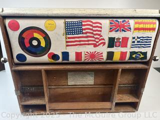 1923 Blue Bird Model of The Chautauqua Industrial Art Desk (WAS 472)<br>

<br><br>

Removal Options:<br><br> Sat (Nov 8) & Sun (Nov 9) 11-3pm, 56 Scotch Hill Rd., Cambridge NY 12816<br><br>

Sat (Nov 15) 12-2pm, TMG Warehouse, 2800 Juniper St., Fairfax, VA 22031<br><br>

Request Shipping (david@themcguiregroupllc.com)