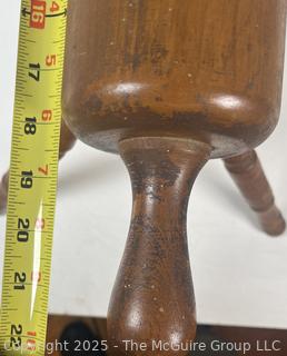 Maple Wood Rolling Pin Form Foot Stool<br>

<br><br>

Removal Options:<br><br> Sat (Nov 8) & Sun (Nov 9) 11-3pm, 56 Scotch Hill Rd., Cambridge NY 12816<br><br>

Sat (Nov 15) 12-2pm, TMG Warehouse, 2800 Juniper St., Fairfax, VA 22031<br><br>

Request Shipping (david@themcguiregroupllc.com) 