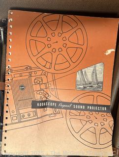 Kodak Kodascope Pageant Sound Projector 16mm Model and Cline-Kodak Royal Magazine Handheld Film Camera<br>

<br><br>

Removal Options:<br><br> Sat (Nov 8) & Sun (Nov 9) 11-3pm, 56 Scotch Hill Rd., Cambridge NY 12816<br><br>

Sat (Nov 15) 12-2pm, TMG Warehouse, 2800 Juniper St., Fairfax, VA 22031<br><br>
