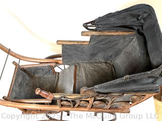 Victorian Wicker Doll Carriage Pram<br>

<br><br>

Removal Options:<br><br> Sat (Nov 8) & Sun (Nov 9) 11-3pm, 56 Scotch Hill Rd., Cambridge NY 12816<br><br>

Sat (Nov 15) 12-2pm, TMG Warehouse, 2800 Juniper St., Fairfax, VA 22031<br><br>

