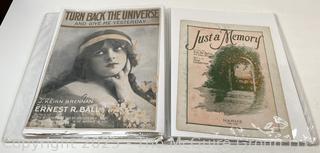 Binder of Sheet Music from the 1940-50's. 60 Pieces<br>

<br><br>

Removal Options:<br><br> Sat (Nov 8) & Sun (Nov 9) 11-3pm, 56 Scotch Hill Rd., Cambridge NY 12816<br><br>

Sat (Nov 15) 12-2pm, TMG Warehouse, 2800 Juniper St., Fairfax, VA 22031<br><br>

Request Shipping (david@themcguiregroupllc.com)