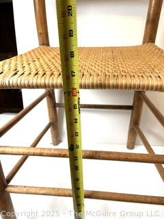 Ladder Back Side Chair w/ Cane Seat<br>

<br><br>

Removal Options:<br><br> Sat (Nov 8) & Sun (Nov 9) 11-3pm, 56 Scotch Hill Rd., Cambridge NY 12816<br><br>

