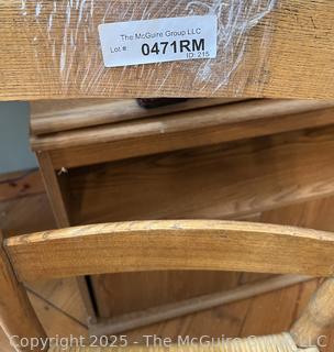 Ladder Back Side Chair w/ Cane Seat<br>

<br><br>

Removal Options:<br><br> Sat (Nov 8) & Sun (Nov 9) 11-3pm, 56 Scotch Hill Rd., Cambridge NY 12816<br><br>

