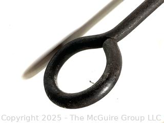 NEW PHOTO Forged Fire Poker<br>

<br><br>

Removal Options:<br><br> Sat (Nov 8) & Sun (Nov 9) 11-3pm, 56 Scotch Hill Rd., Cambridge NY 12816<br><br>

Sat (Nov 15) 12-2pm, TMG Warehouse, 2800 Juniper St., Fairfax, VA 22031<br><br>

Request Shipping (david@themcguiregroupllc.com)