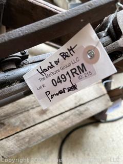 Hand Crank or Belt Powered Cobbler's Leather Sewing Machine<br>

<br><br>

Removal Options:<br><br> Sat (Nov 8) & Sun (Nov 9) 11-3pm, 56 Scotch Hill Rd., Cambridge NY 12816<br><br>

Sat (Nov 15) 12-2pm, TMG Warehouse, 2800 Juniper St., Fairfax, VA 22031<br><br>

Request Shipping (david@themcguiregroupllc.com)