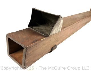 Wooden Organ Pipe<br>

<br><br>

Removal Options:<br><br> Sat (Nov 8) & Sun (Nov 9) 11-3pm, 56 Scotch Hill Rd., Cambridge NY 12816<br><br>

Sat (Nov 15) 12-2pm, TMG Warehouse, 2800 Juniper St., Fairfax, VA 22031<br><br>

Request Shipping (david@themcguiregroupllc.com)