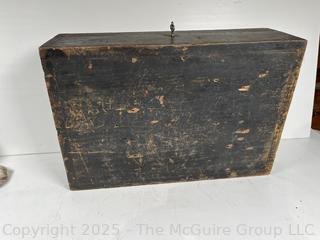 Leatherworkers Tool Box and Tools Including Hand Brace, Scribes, Marking Gages and Round Hole Punch Set<br>

<br><br>

Removal Options:<br><br> Sat (Nov 8) & Sun (Nov 9) 11-3pm, 56 Scotch Hill Rd., Cambridge NY 12816<br><br>

Sat (Nov 15) 12-2pm, TMG Warehouse, 2800 Juniper St., Fairfax, VA 22031<br><br>

Request Shipping (david@themcguiregroupllc.com)  
