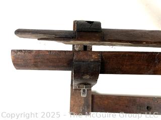 Wooden Leatherworkers Vise<br>

<br><br>

Removal Options:<br><br> Sat (Nov 8) & Sun (Nov 9) 11-3pm, 56 Scotch Hill Rd., Cambridge NY 12816<br><br>

