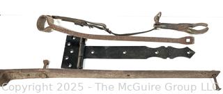 Hand Forged Hardware Including Strap Hinges<br>

<br><br>

Removal Options:<br><br> Sat (Nov 8) & Sun (Nov 9) 11-3pm, 56 Scotch Hill Rd., Cambridge NY 12816<br><br>

Sat (Nov 15) 12-2pm, TMG Warehouse, 2800 Juniper St., Fairfax, VA 22031<br><br>

Request Shipping (david@themcguiregroupllc.com)