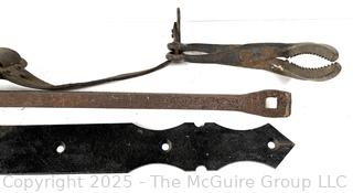 Hand Forged Hardware Including Strap Hinges<br>

<br><br>

Removal Options:<br><br> Sat (Nov 8) & Sun (Nov 9) 11-3pm, 56 Scotch Hill Rd., Cambridge NY 12816<br><br>

Sat (Nov 15) 12-2pm, TMG Warehouse, 2800 Juniper St., Fairfax, VA 22031<br><br>

Request Shipping (david@themcguiregroupllc.com)