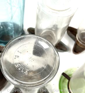 Group of Glass Canning Jar Chicken Feeders<br>

<br><br>

Removal Options:<br><br> Sat (Nov 8) & Sun (Nov 9) 11-3pm, 56 Scotch Hill Rd., Cambridge NY 12816<br><br>

