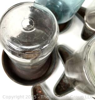 Group of Glass Canning Jar Chicken Feeders<br>

<br><br>

Removal Options:<br><br> Sat (Nov 8) & Sun (Nov 9) 11-3pm, 56 Scotch Hill Rd., Cambridge NY 12816<br><br>

