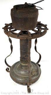 Paired Lead Melting Smelting Cast Iron Pot & Gas Burner Stand for Blacksmith or Plumber<br>

<br><br>

Removal Options:<br><br> Sat (Nov 8) & Sun (Nov 9) 11-3pm, 56 Scotch Hill Rd., Cambridge NY 12816<br><br>

