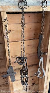 Group of Animal Hunting Traps<br>

<br><br>

Removal Options:<br><br> Sat (Nov 8) & Sun (Nov 9) 11-3pm, 56 Scotch Hill Rd., Cambridge NY 12816<br><br>

Sat (Nov 15) 12-2pm, TMG Warehouse, 2800 Juniper St., Fairfax, VA 22031<br><br>

Request Shipping (david@themcguiregroupllc.com)