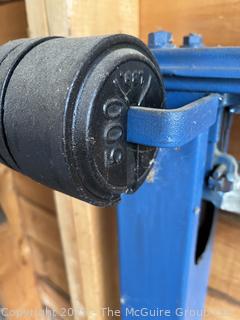 Fairbanks Platform Scale with Weights.<br>

<br><br>

Removal Options:<br><br> Sat (Nov 8) & Sun (Nov 9) 11-3pm, 56 Scotch Hill Rd., Cambridge NY 12816<br><br>

 