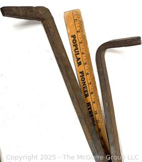 Large Forged Iron Shears INSERT NEW PHOTO<br>

<br><br>

Removal Options:<br><br> Sat (Nov 8) & Sun (Nov 9) 11-3pm, 56 Scotch Hill Rd., Cambridge NY 12816<br><br>

