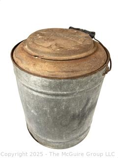 "Home Rule" Galvanized Gas Can w/ Wooden Handle & Internal Pump<br>

<br><br>

Removal Options:<br><br> Sat (Nov 8) & Sun (Nov 9) 11-3pm, 56 Scotch Hill Rd., Cambridge NY 12816<br><br>

