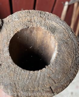 Two (2) Sections of Wooden Water Pipe<br>

<br><br>

Removal Options:<br><br> Sat (Nov 8) & Sun (Nov 9) 11-3pm, 56 Scotch Hill Rd., Cambridge NY 12816<br><br>
