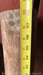 Two (2) Sections of Wooden Water Pipe<br>

<br><br>

Removal Options:<br><br> Sat (Nov 8) & Sun (Nov 9) 11-3pm, 56 Scotch Hill Rd., Cambridge NY 12816<br><br>
