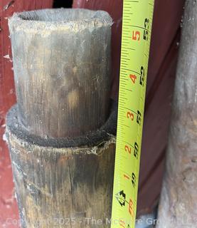 Two (2) Sections of Wooden Water Pipe<br>

<br><br>

Removal Options:<br><br> Sat (Nov 8) & Sun (Nov 9) 11-3pm, 56 Scotch Hill Rd., Cambridge NY 12816<br><br>
