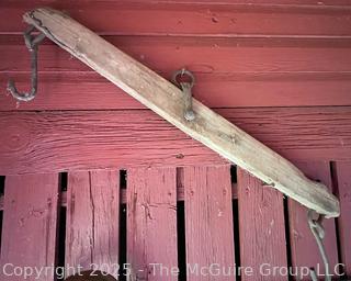 Hand Forged Singletree Horse Yoke. 48"<br>

<br><br>

Removal Options:<br><br> Sat (Nov 8) & Sun (Nov 9) 11-3pm, 56 Scotch Hill Rd., Cambridge NY 12816<br><br>

