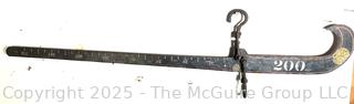 200 lb. Balance Scale Without the Weights<br>

<br><br>

Removal Options:<br><br> Sat (Nov 8) & Sun (Nov 9) 11-3pm, 56 Scotch Hill Rd., Cambridge NY 12816<br><br>

Sat (Nov 15) 12-2pm, TMG Warehouse, 2800 Juniper St., Fairfax, VA 22031<br><br>

Request Shipping (david@themcguiregroupllc.com)