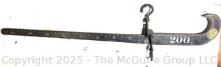 200 lb. Balance Scale Without the Weights<br>

<br><br>

Removal Options:<br><br> Sat (Nov 8) & Sun (Nov 9) 11-3pm, 56 Scotch Hill Rd., Cambridge NY 12816<br><br>

Sat (Nov 15) 12-2pm, TMG Warehouse, 2800 Juniper St., Fairfax, VA 22031<br><br>

Request Shipping (david@themcguiregroupllc.com)
